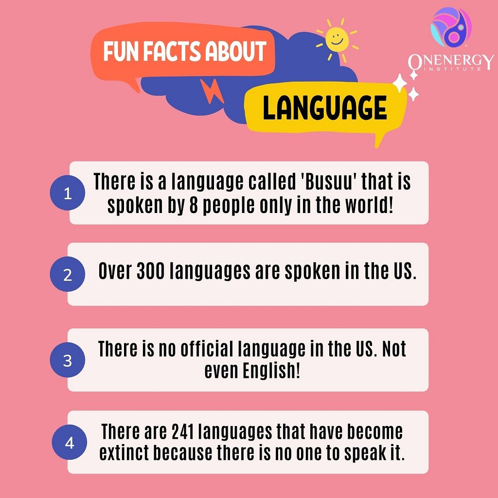 fun facts about languages
