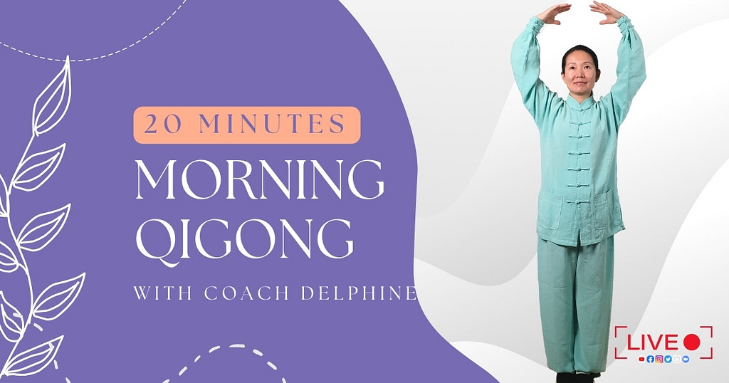 morning qigong with coach delphine