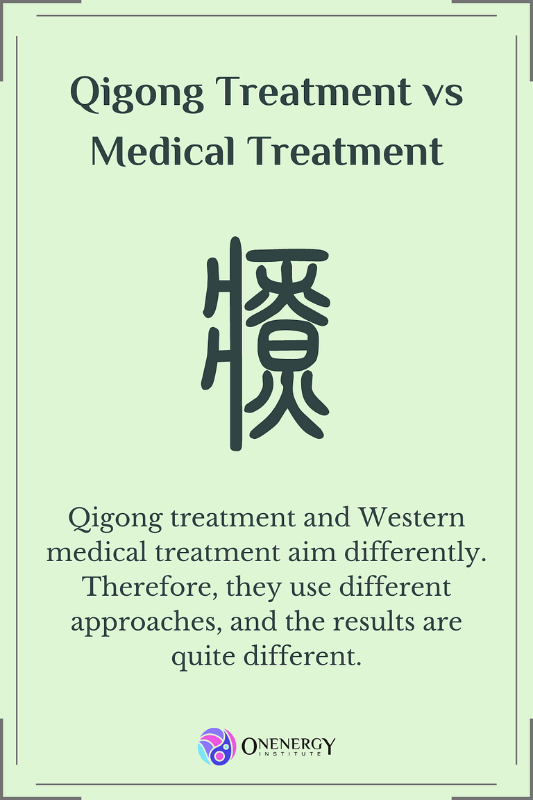 Qigong treatment vs Western medical treatment