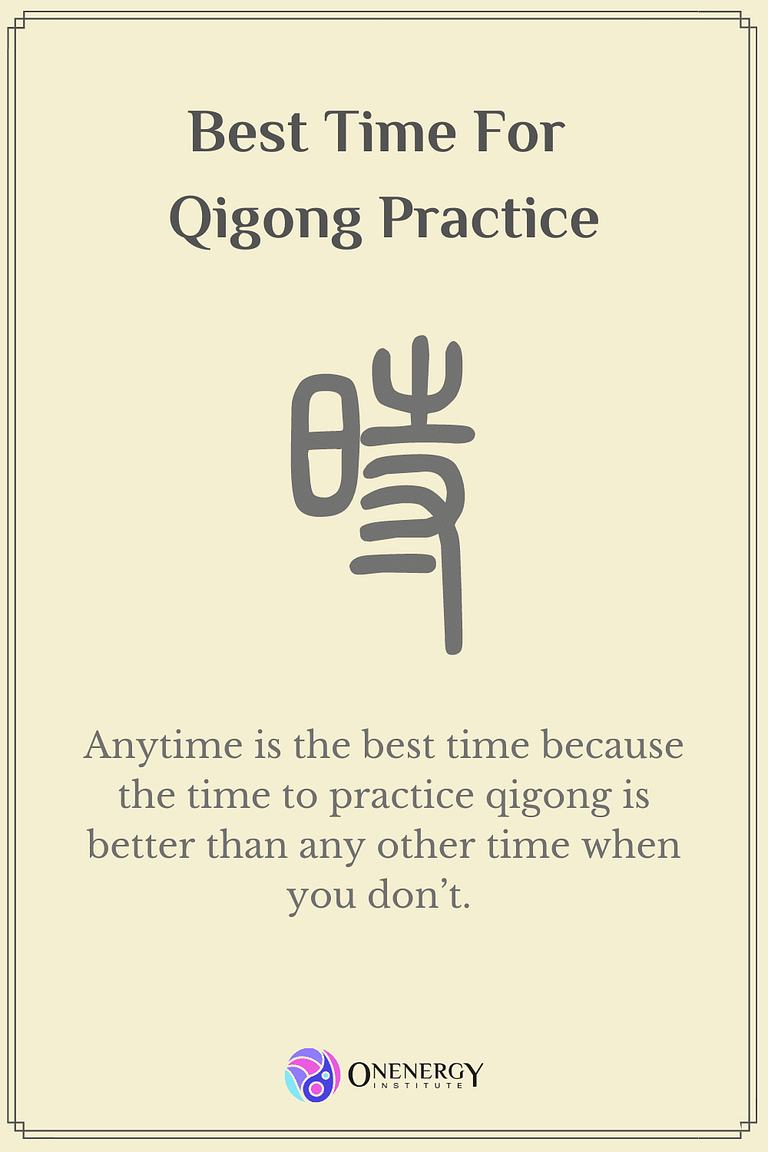 What Is The Best Time For Qigong Practice