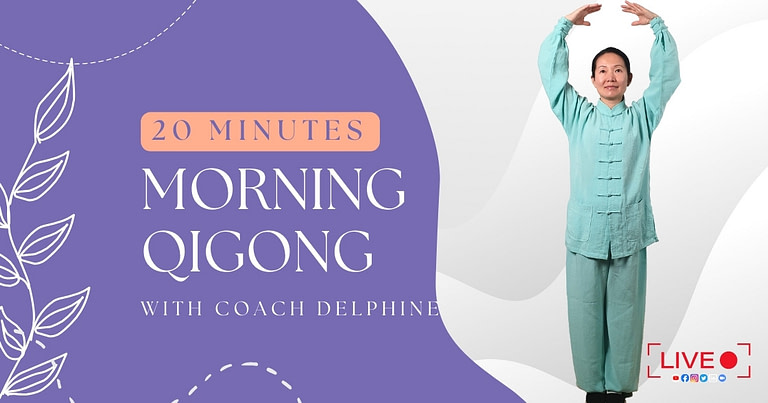 Ignite Your Qi: 20 Min Morning Qigong Practice Live With Coach Delphine